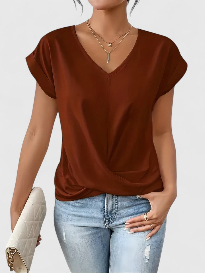 Emily & Isabella Brooks | Comfortable V-Neck Top