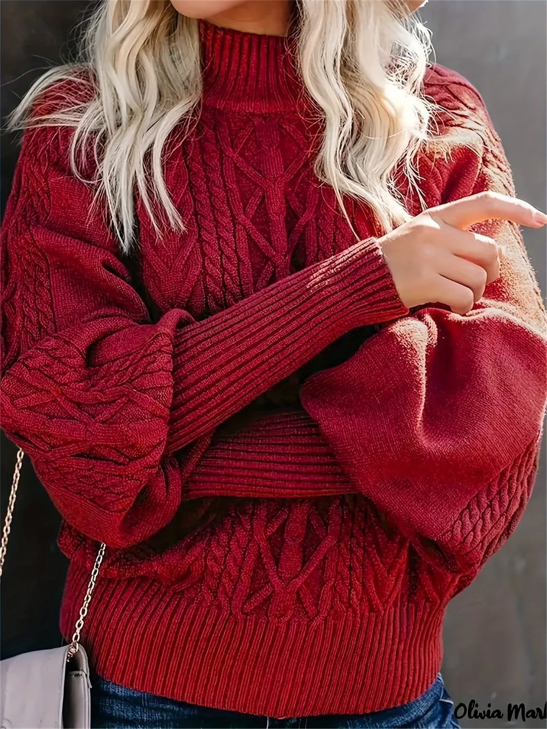Emily & Isabella Brooks | Casual Long Sleeve Knitted Sweater