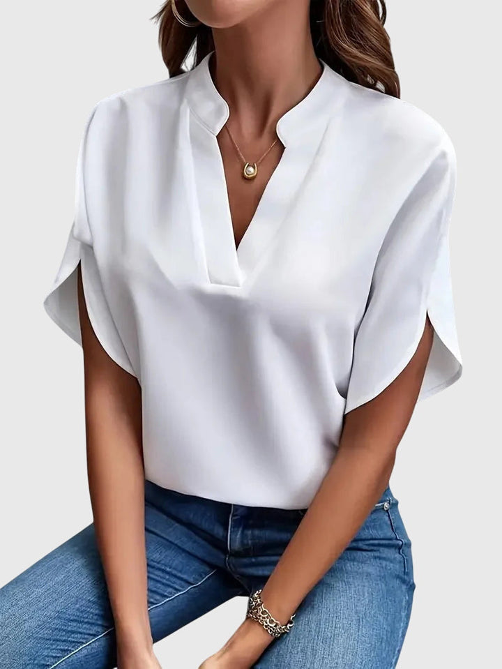 Emily & Isabella Brooks | Soft V-Neck Shirt