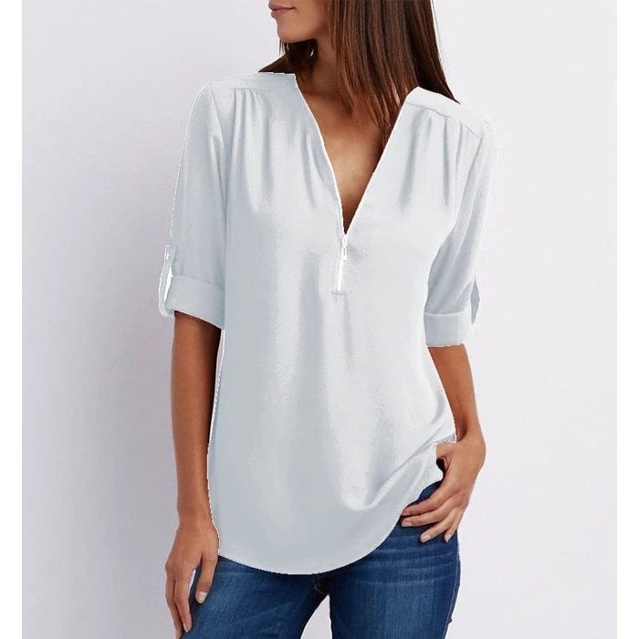 Emily & Isabella Brooks | Zipper Blouse