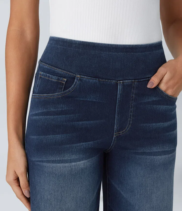 Emily & Isabella Brooks | Relaxed Fit Wide-Leg Jeans