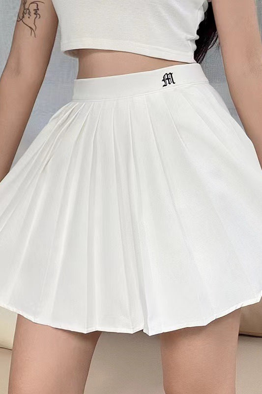 Emily & Isabella Brooks | Pleated High Waist Pocket Sports Skirt