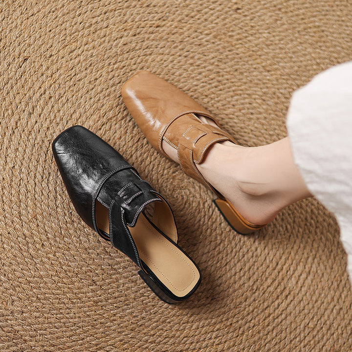 Emily & Isabella Brooks | Genuine Leather Mules