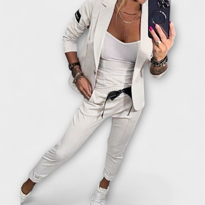 Emily & Isabella Brooks | Coordinated Set of Top, Jacket, and Pants