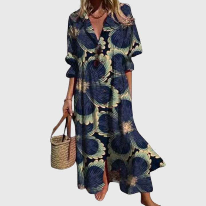 Emily & Isabella Brooks | Maxi Dress in Bloom Boldly Print