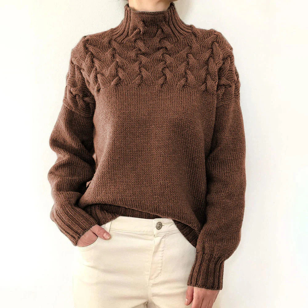 Emily & Isabella Brooks | Warm Knitted Turtleneck