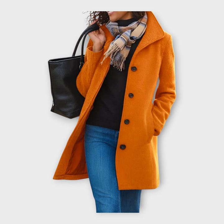 Emily & Isabella Brooks | Wool Coat with Buttons