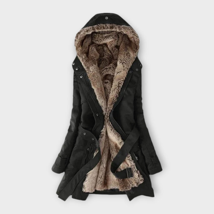 Emily & Isabella Brooks | Wool Coat with Floral Lining
