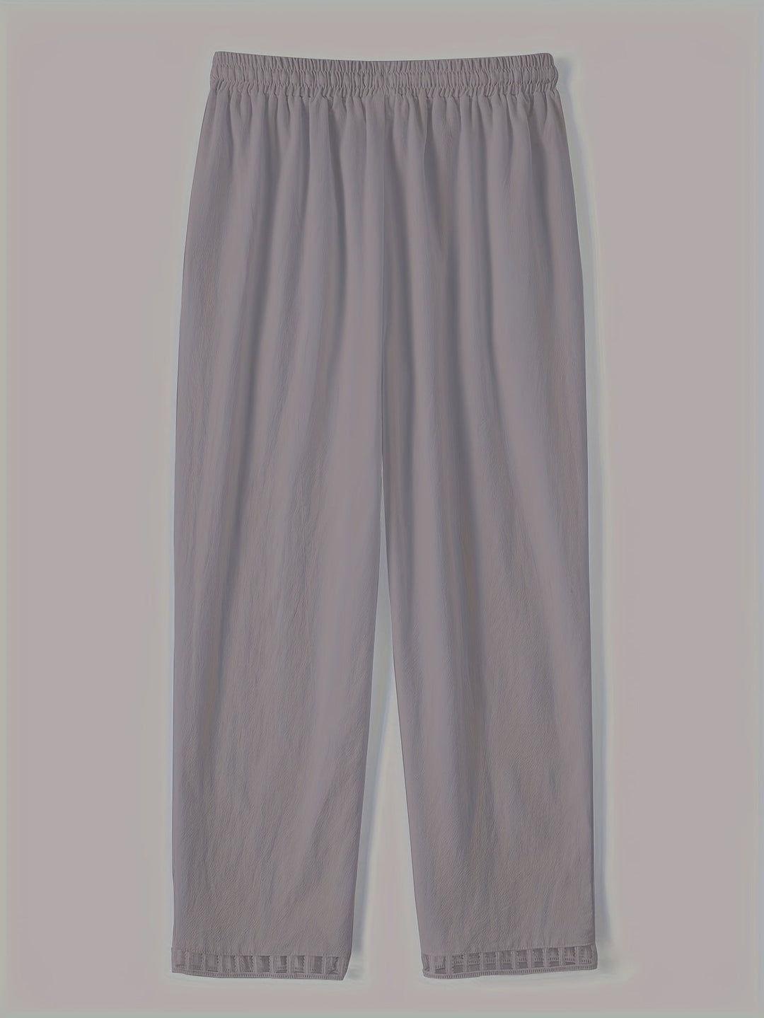 Emily & Isabella Brooks | Relaxed Contrast Trim Cropped Pants