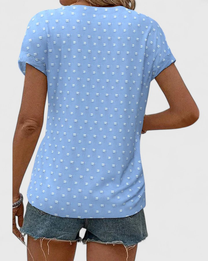 Emily & Isabella Brooks | Comfortable V-Neck Shirt