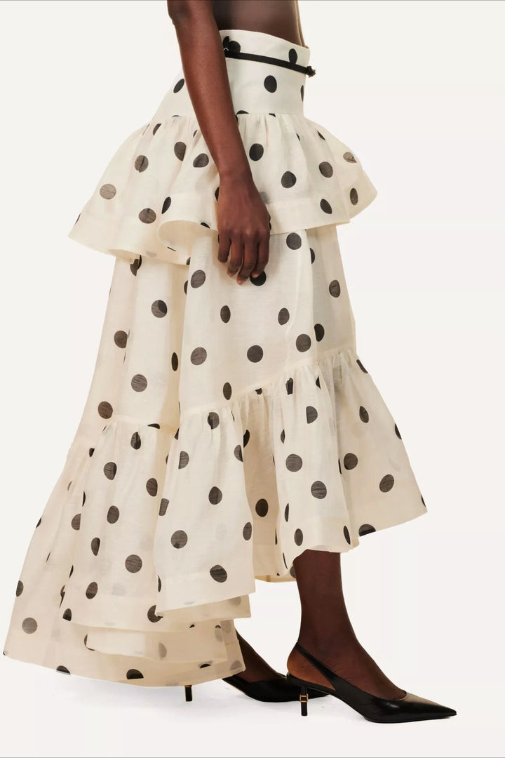Emily & Isabella Brooks | Tiered Ruffle Midi Skirt
