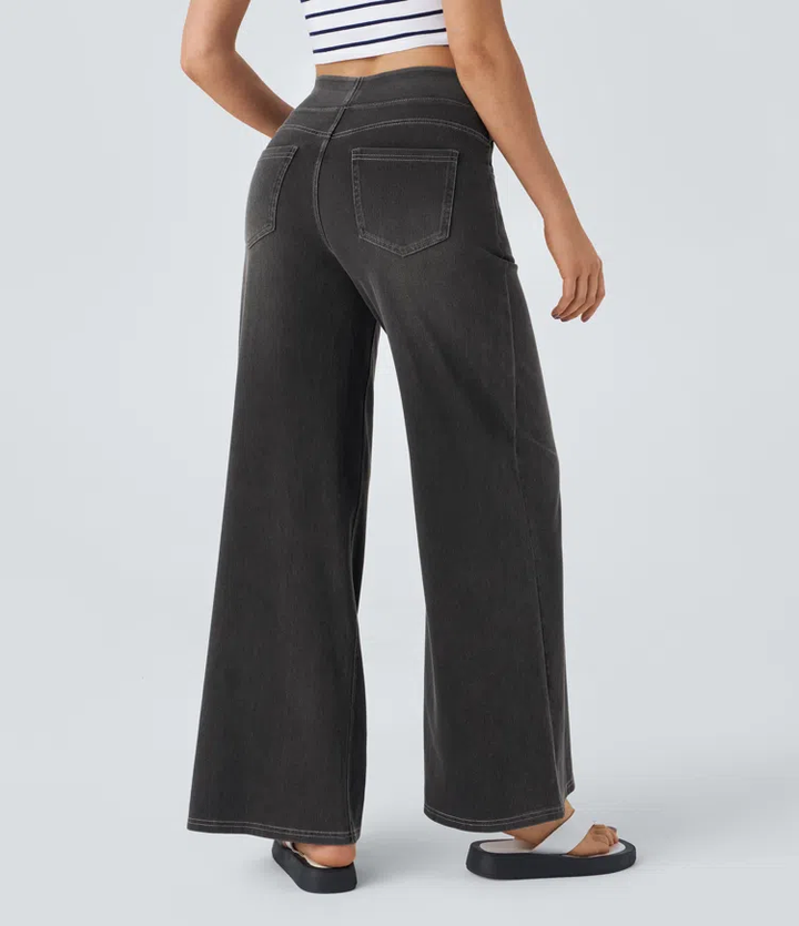 Emily & Isabella Brooks | Relaxed Fit Wide-Leg Jeans