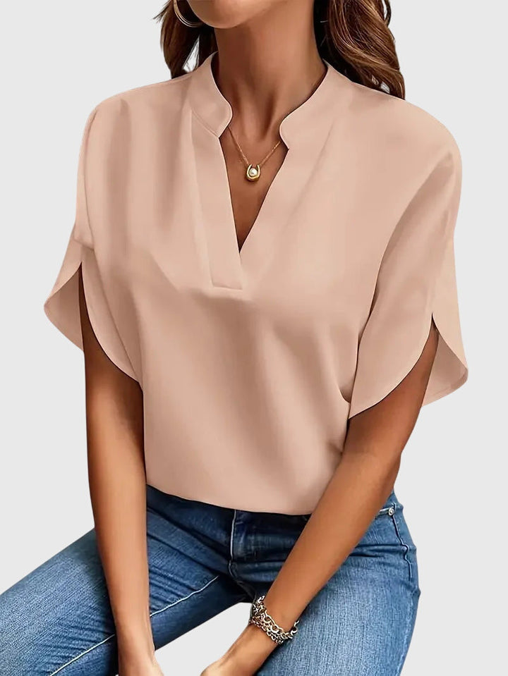 Emily & Isabella Brooks | Soft V-Neck Shirt