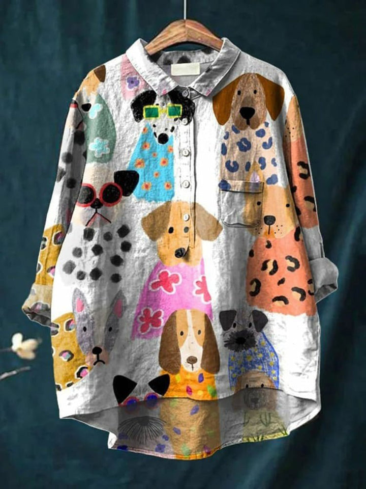 Emily & Isabella Brooks | Playful Print Blouse