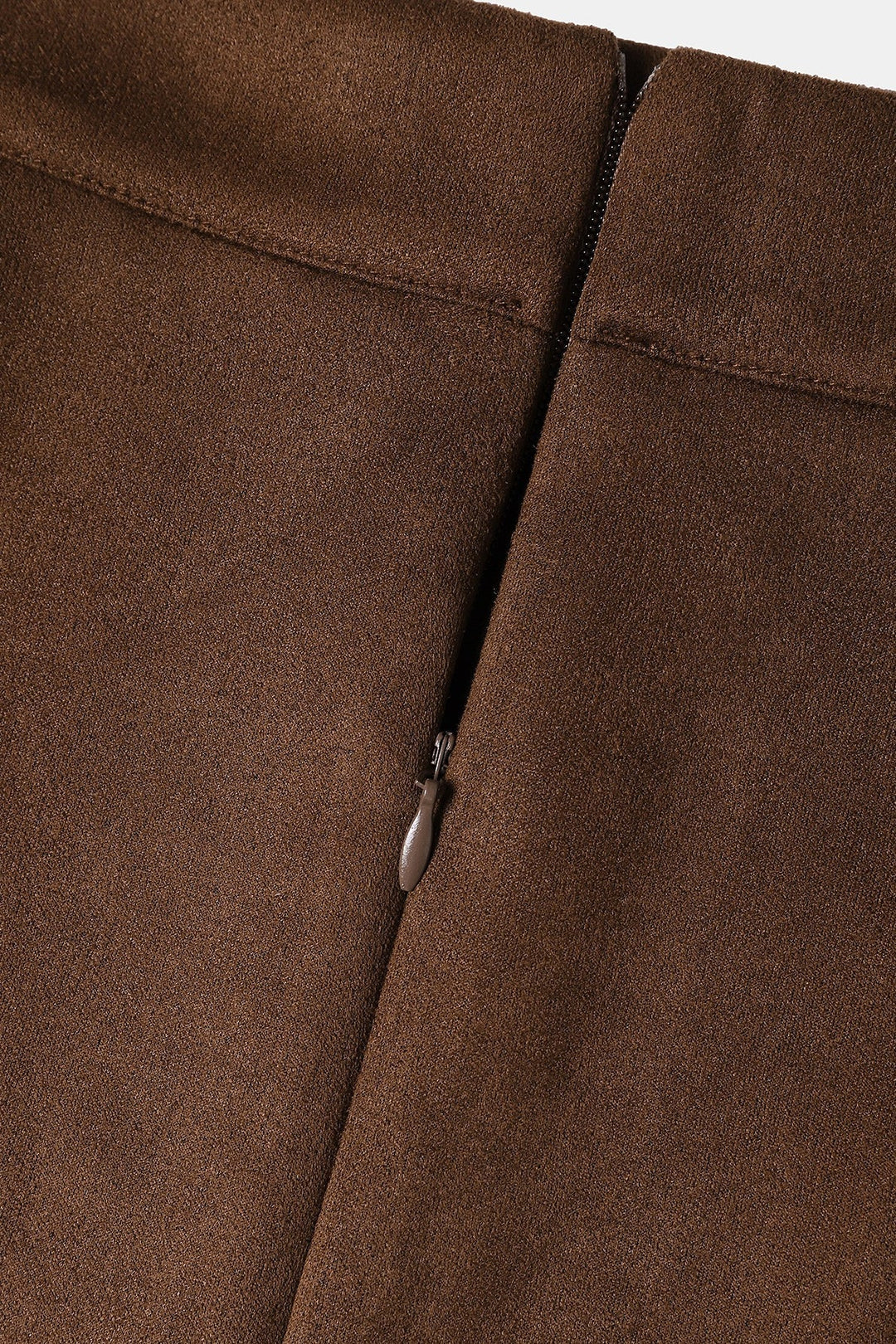 Emily & Isabella Brooks | Solid Suede Bodycon Mini Skirt