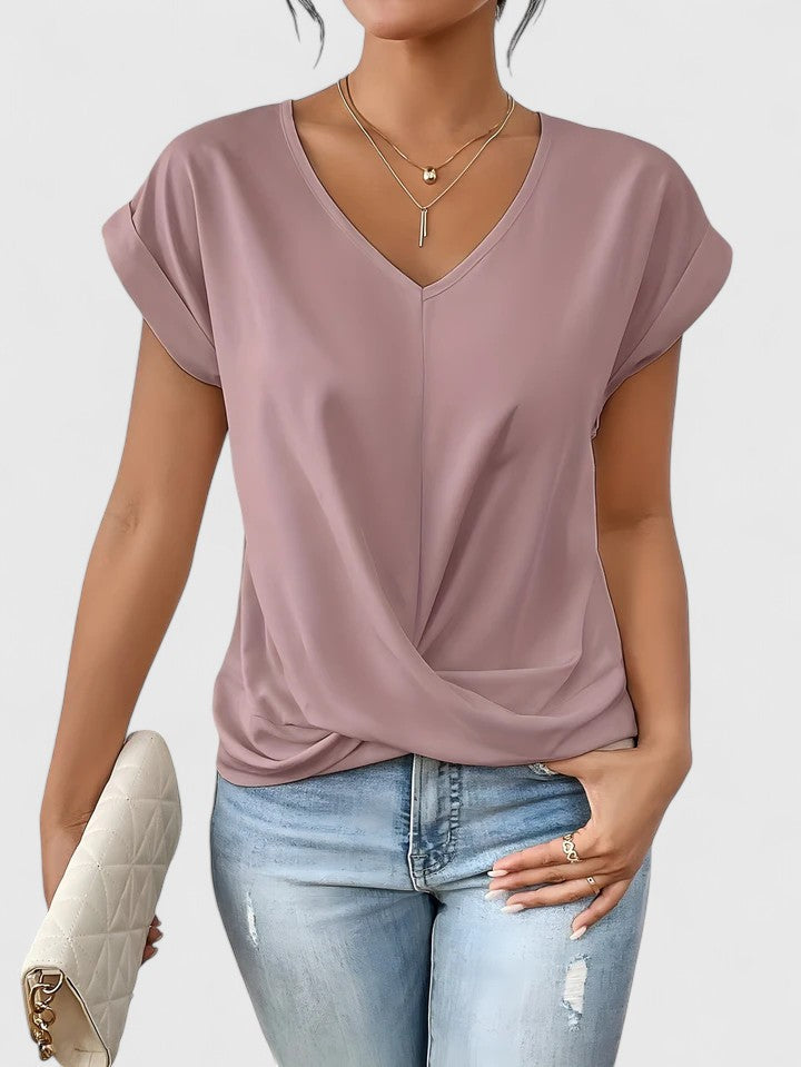 Emily & Isabella Brooks | Comfortable V-Neck Top