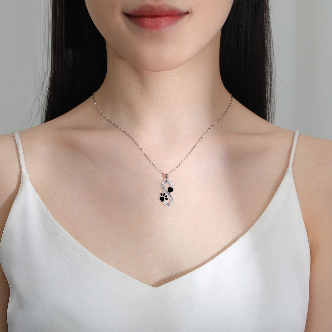 Emily & Isabella Brooks | Infinite Symbol Necklace in Silver