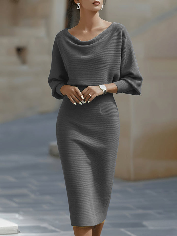 Emily & Isabella Brooks | Midi Dress in Luxurious Fabric