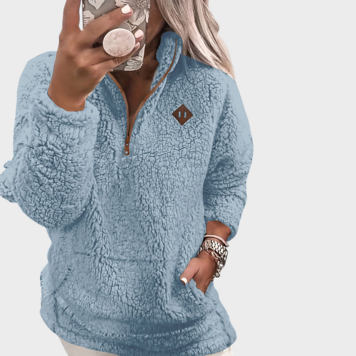 Emily & Isabella Brooks | Fleece-Lined Zip-Up Hoodie