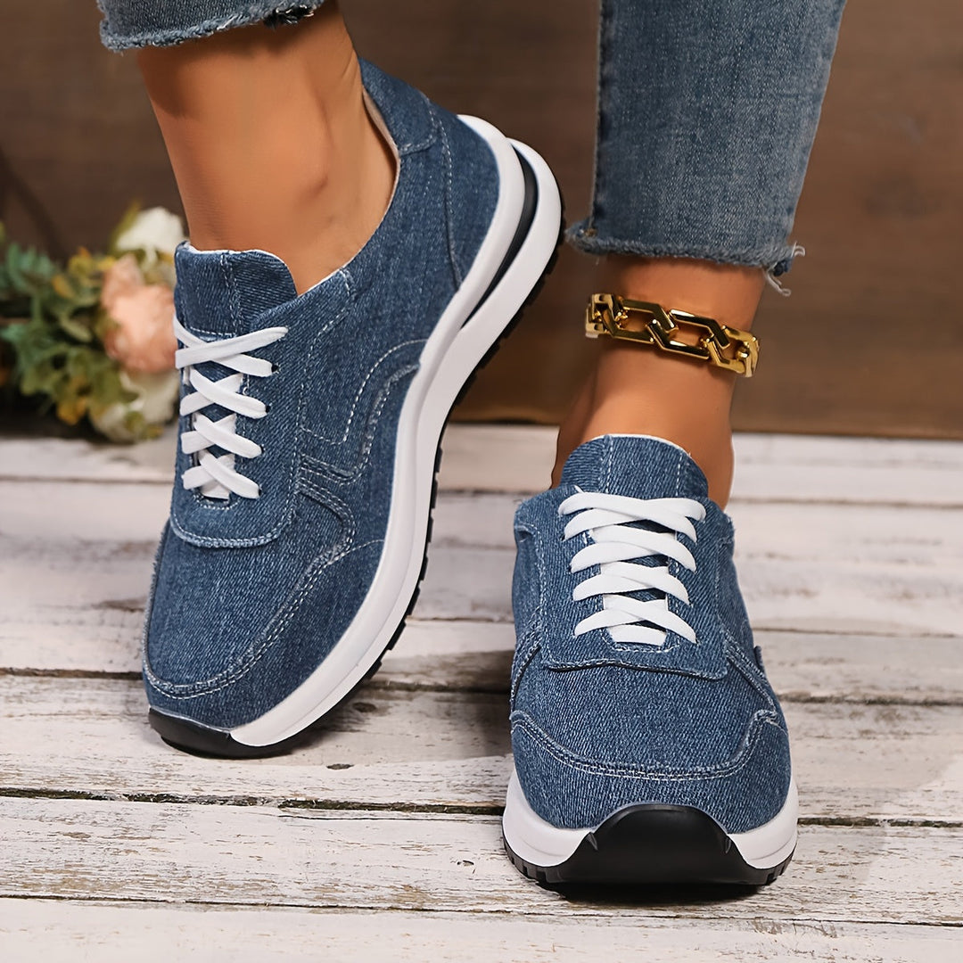 Emily & Isabella Brooks | Comfort Denim Sneakers