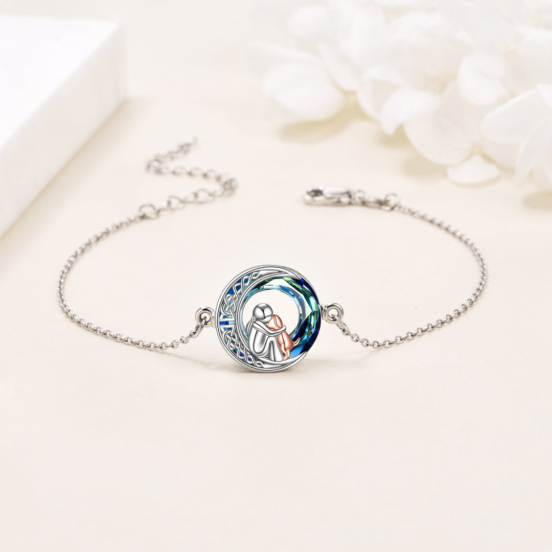 Emily & Isabella Brooks | Adjustable Dog Charm Bracelet in Sterling Silver