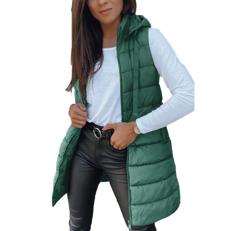 Emily & Isabella Brooks | Women's Long Sleeveless Jacket