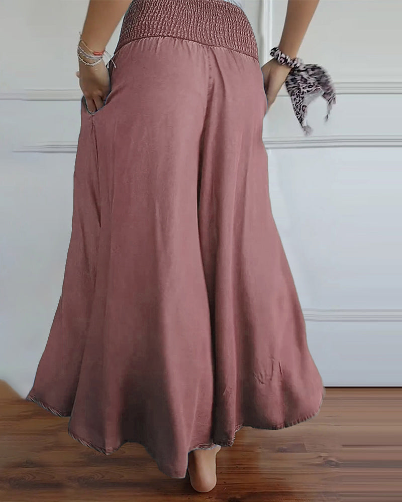 Emily & Isabella Brooks | Comfy Wide-Leg Trousers