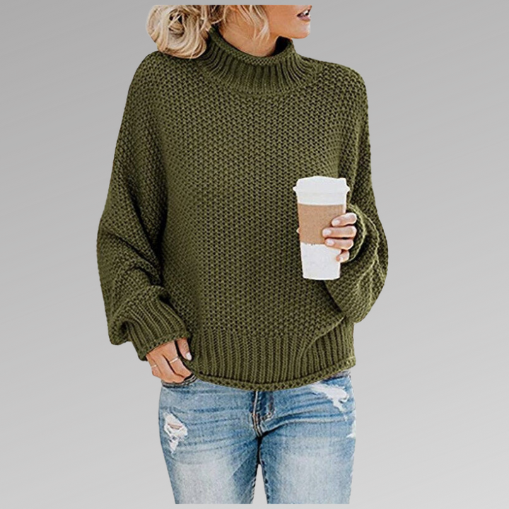 Emily & Isabella Brooks | High Collar Pullover