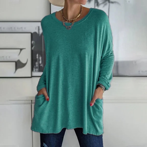 Emily & Isabella Brooks | Relaxed Long Sleeve Top