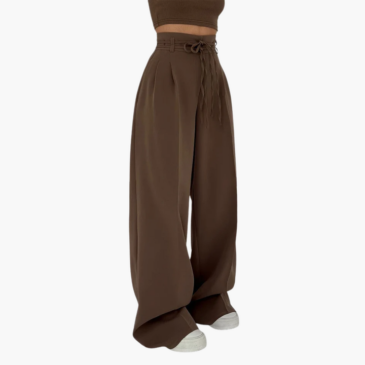 Emily & Isabella Brooks | High-Waisted Trousers, Wide Legs