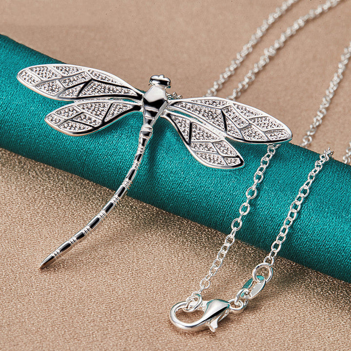 Emily & Isabella Brooks | Sterling Silver Dragonfly Necklace