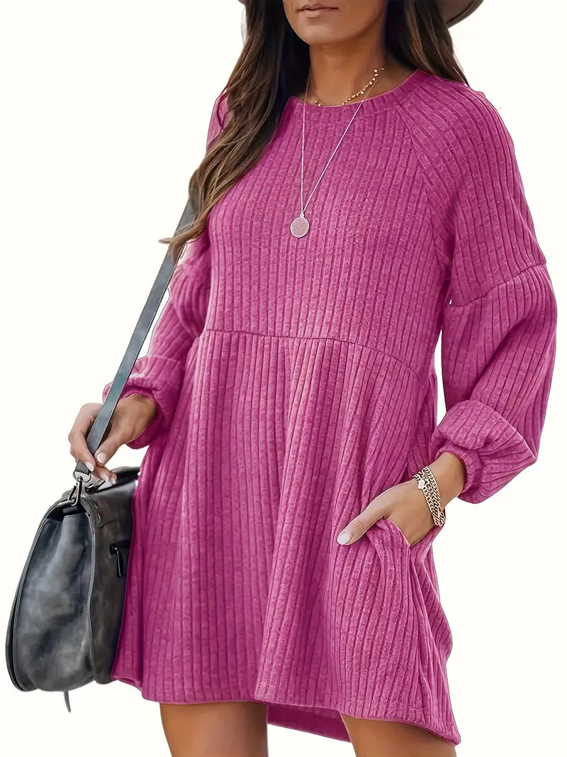 Emily & Isabella Brooks | Casual Winter Mini Dress