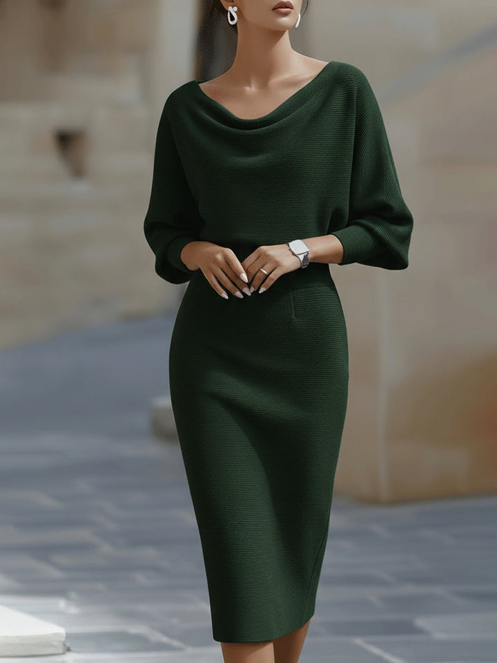 Emily & Isabella Brooks | Midi Dress in Luxurious Fabric