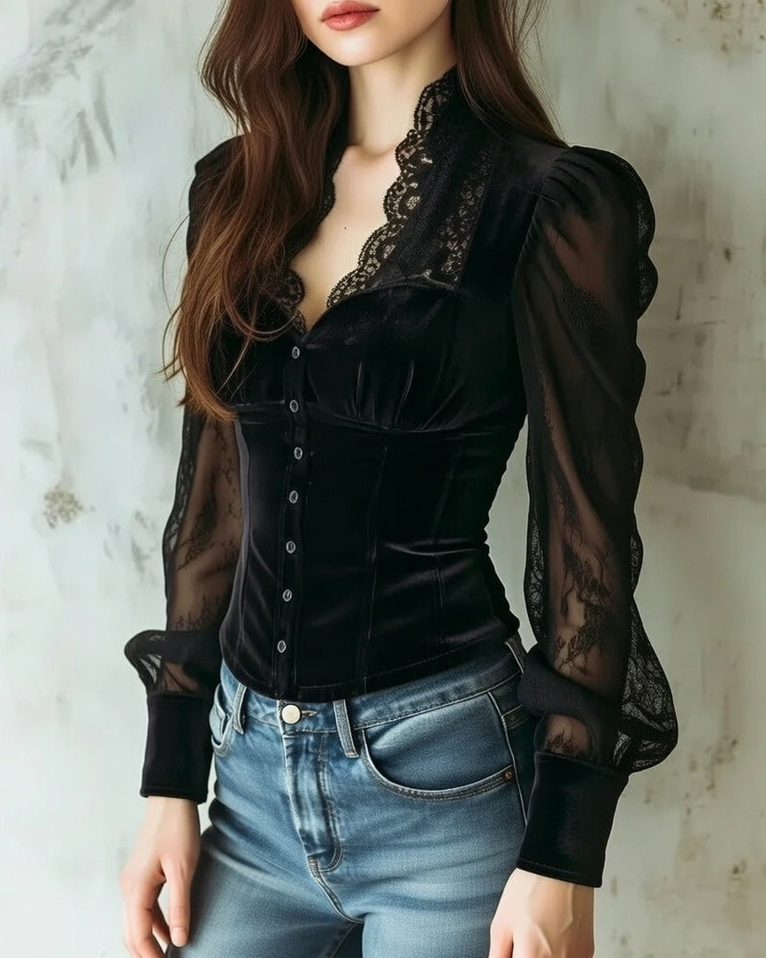 Emily & Isabella Brooks | Midnight Blouse