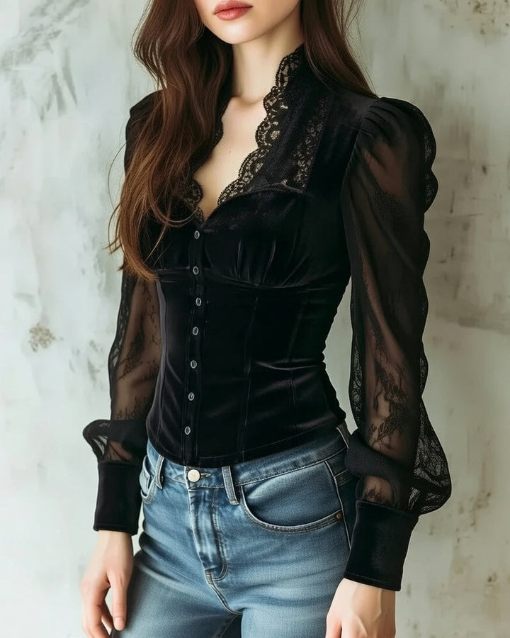 Emily & Isabella Brooks | Midnight Blouse