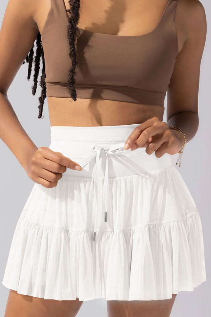 Emily & Isabella Brooks | Pleated High Waist Short Skirt