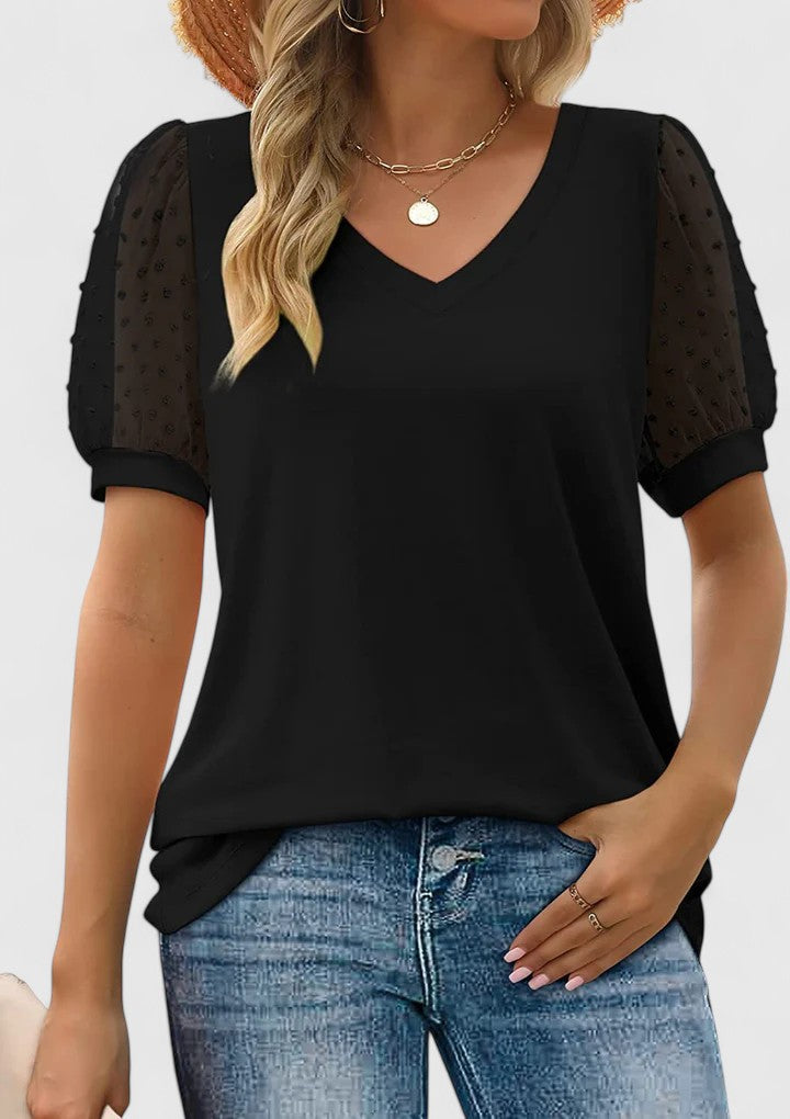 Emily & Isabella Brooks | Comfortable V-Neck Top