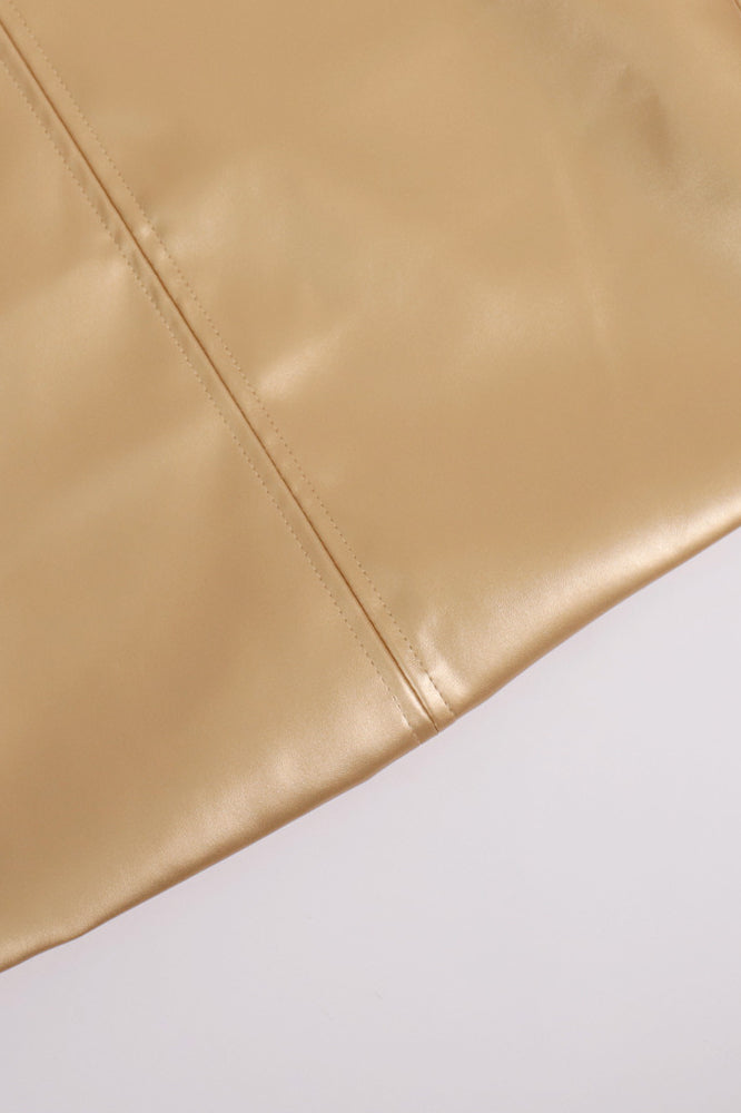 Emily & Isabella Brooks | High Gloss PU Leather Bodycon Skirt