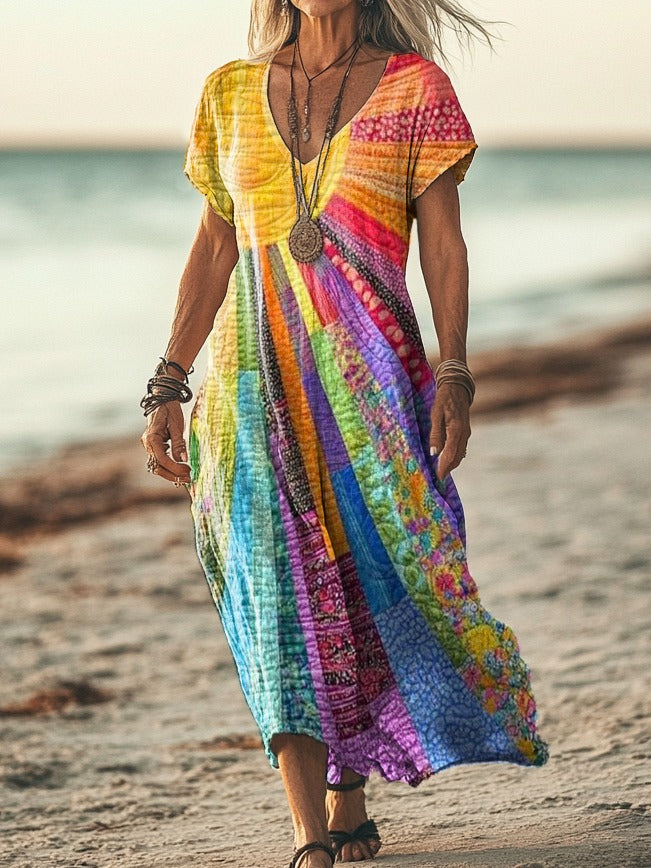 Emily & Isabella Brooks | Bohemian Sun Design Dress