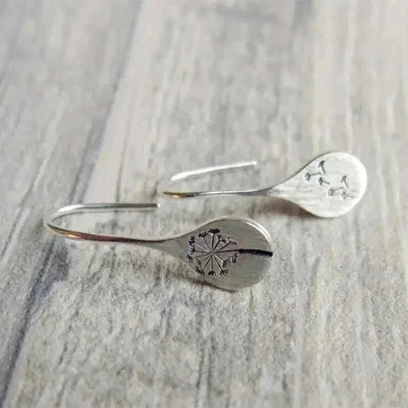 Emily & Isabella Brooks | Sterling Silver Dandelion Earrings