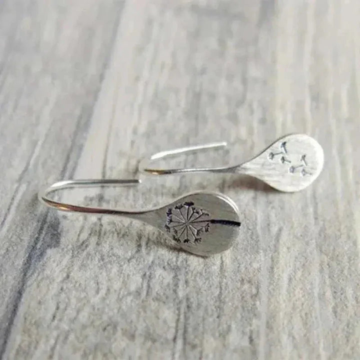 Emily & Isabella Brooks | Sterling Silver Dandelion Earrings