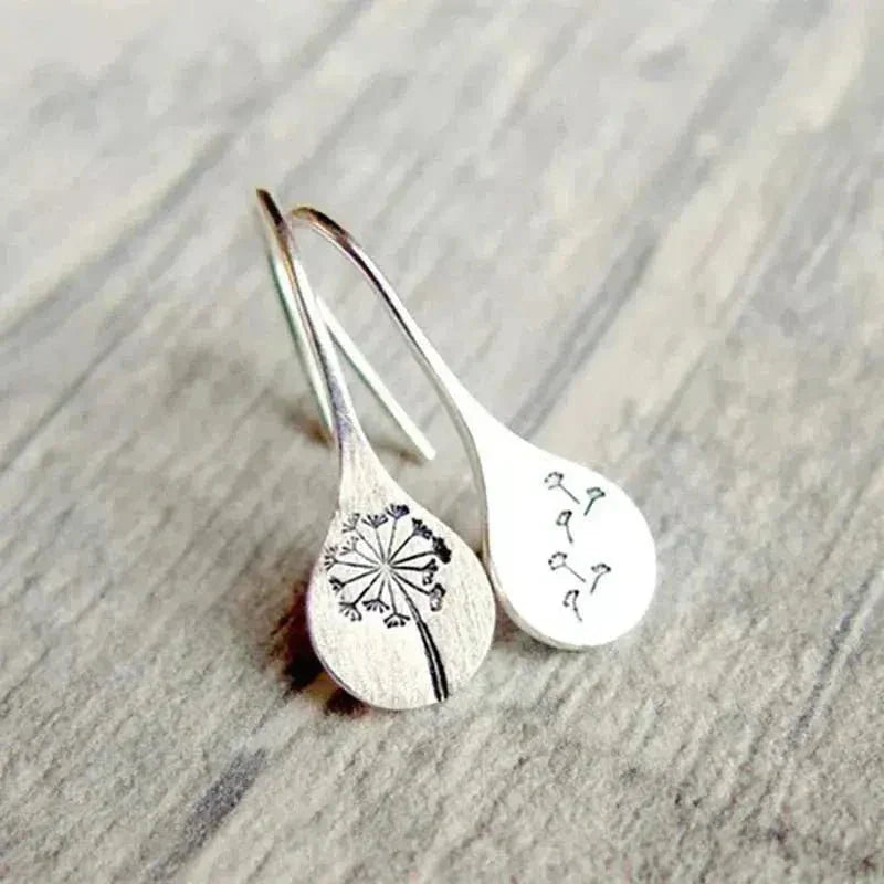 Emily & Isabella Brooks | Sterling Silver Dandelion Earrings