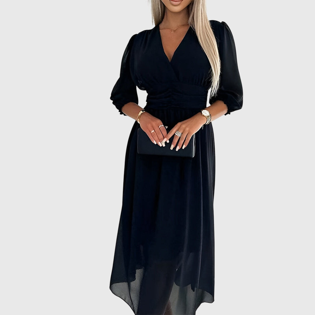 Emily & Isabella Brooks | Lightweight Silky Chiffon Dress