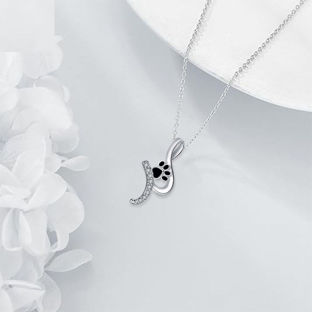 Emily & Isabella Brooks | Paw Print Pendant Necklace
