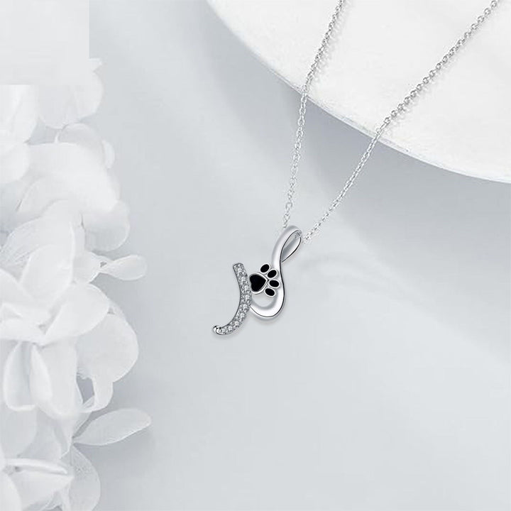 Emily & Isabella Brooks | Paw Print Pendant Necklace