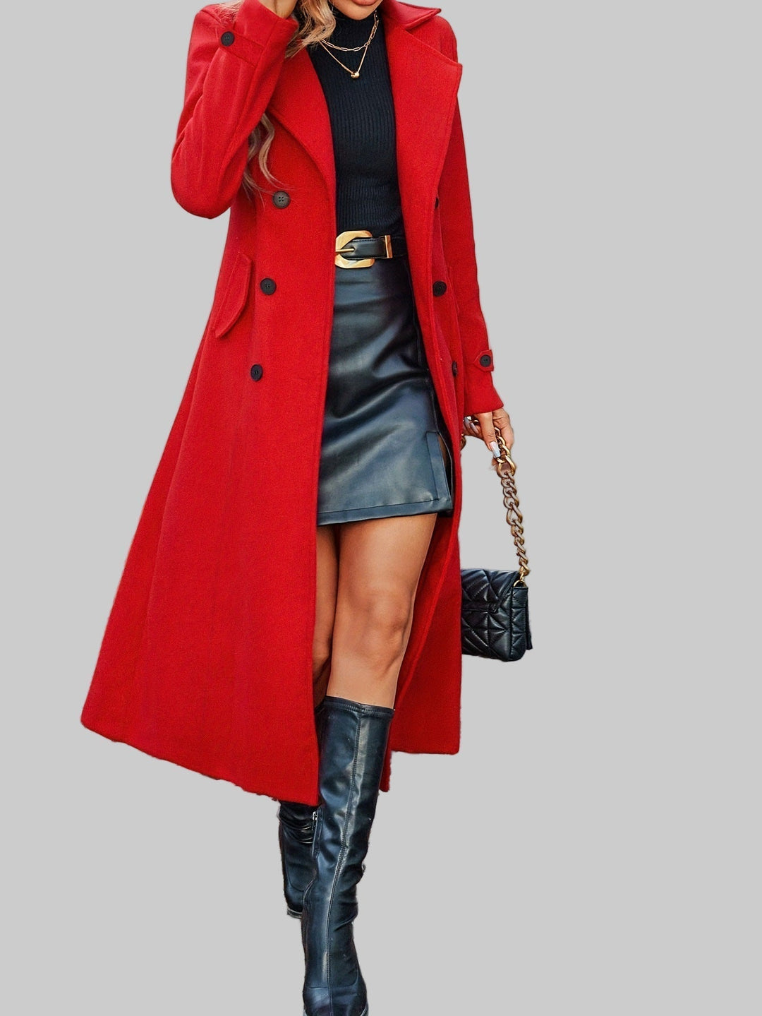 Emily & Isabella Brooks | Double-Breasted Wool Coat