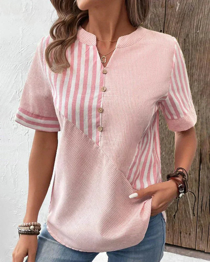 Emily & Isabella Brooks | Soft Striped Blouse