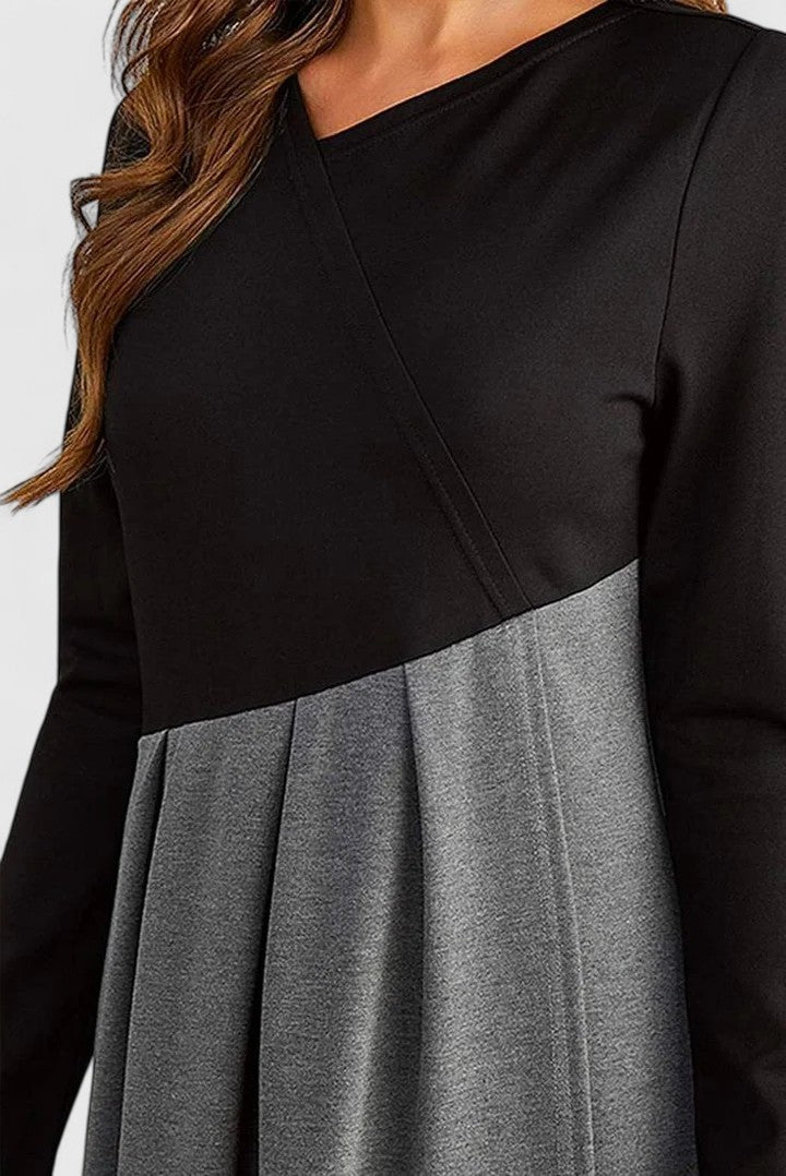 Emily & Isabella Brooks | Long Sleeve Maxi Dress