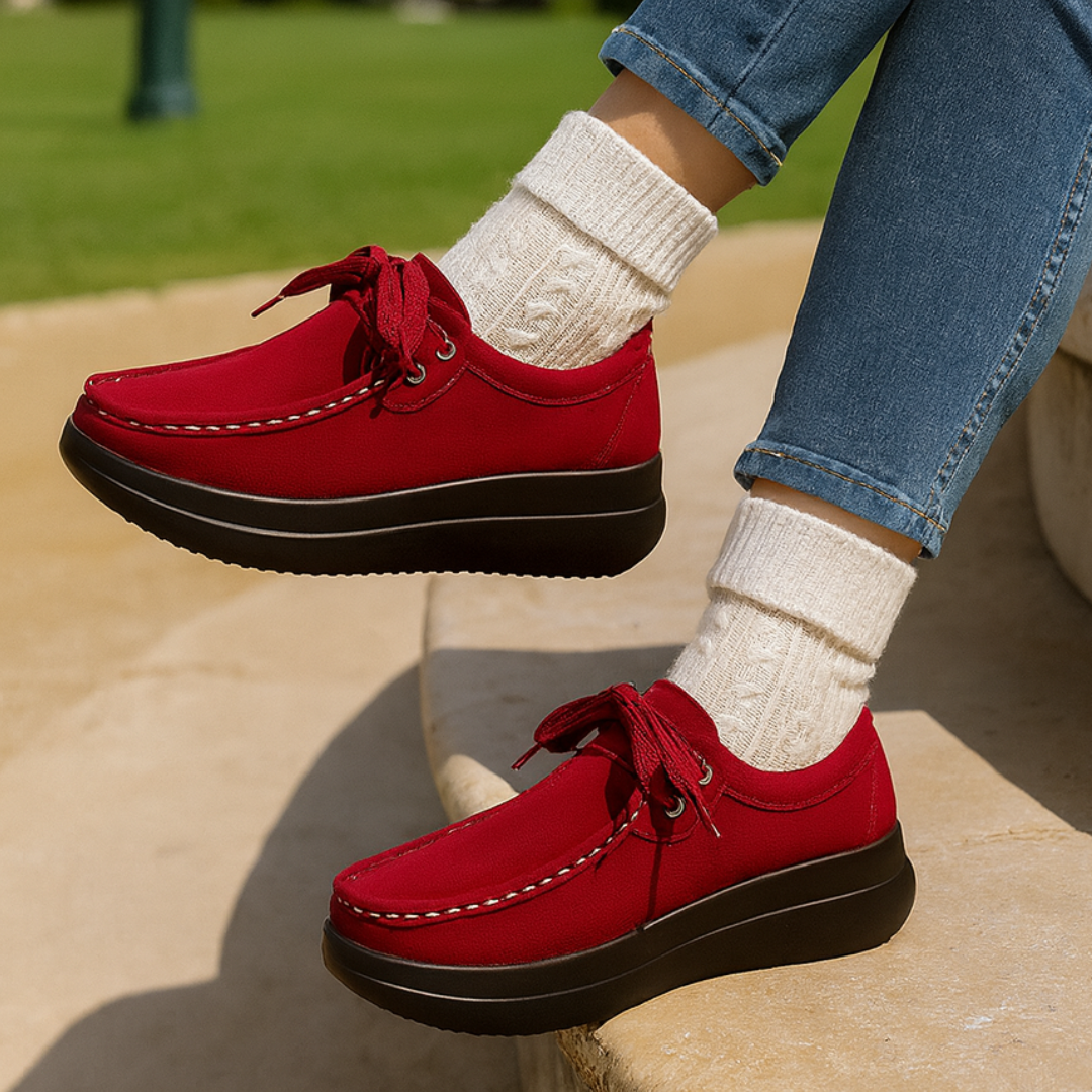 Emily & Isabella Brooks | Lace Up Shoes with Non Slip Sole