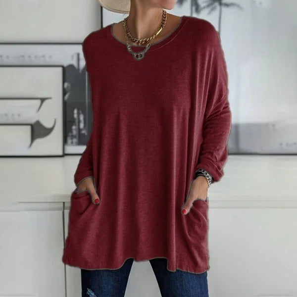 Emily & Isabella Brooks | Relaxed Long Sleeve Top